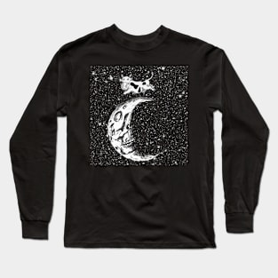 Cow, Moon. No more needs to be said Long Sleeve T-Shirt